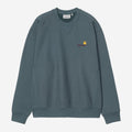 Carhartt WIP Mens American Script Sweat Top | Office Blue