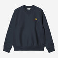 Carhartt WIP Mens American Script Sweat Top | Deep Night
