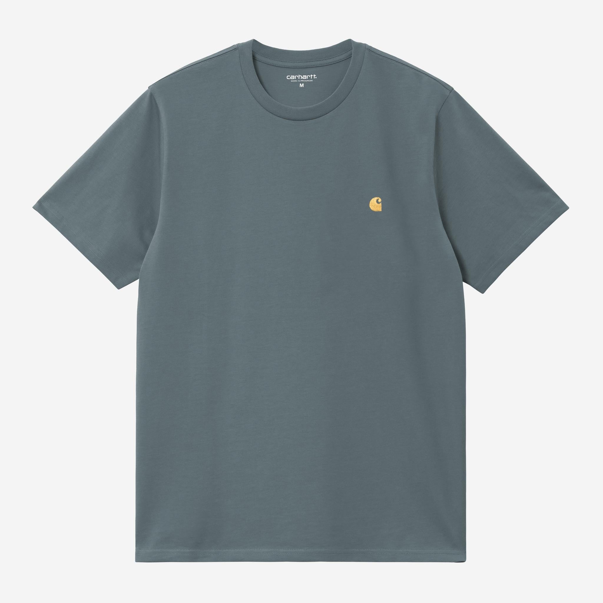 Carhartt WIP Mens Chase Short Sleeve T-Shirt | Cozy Blue