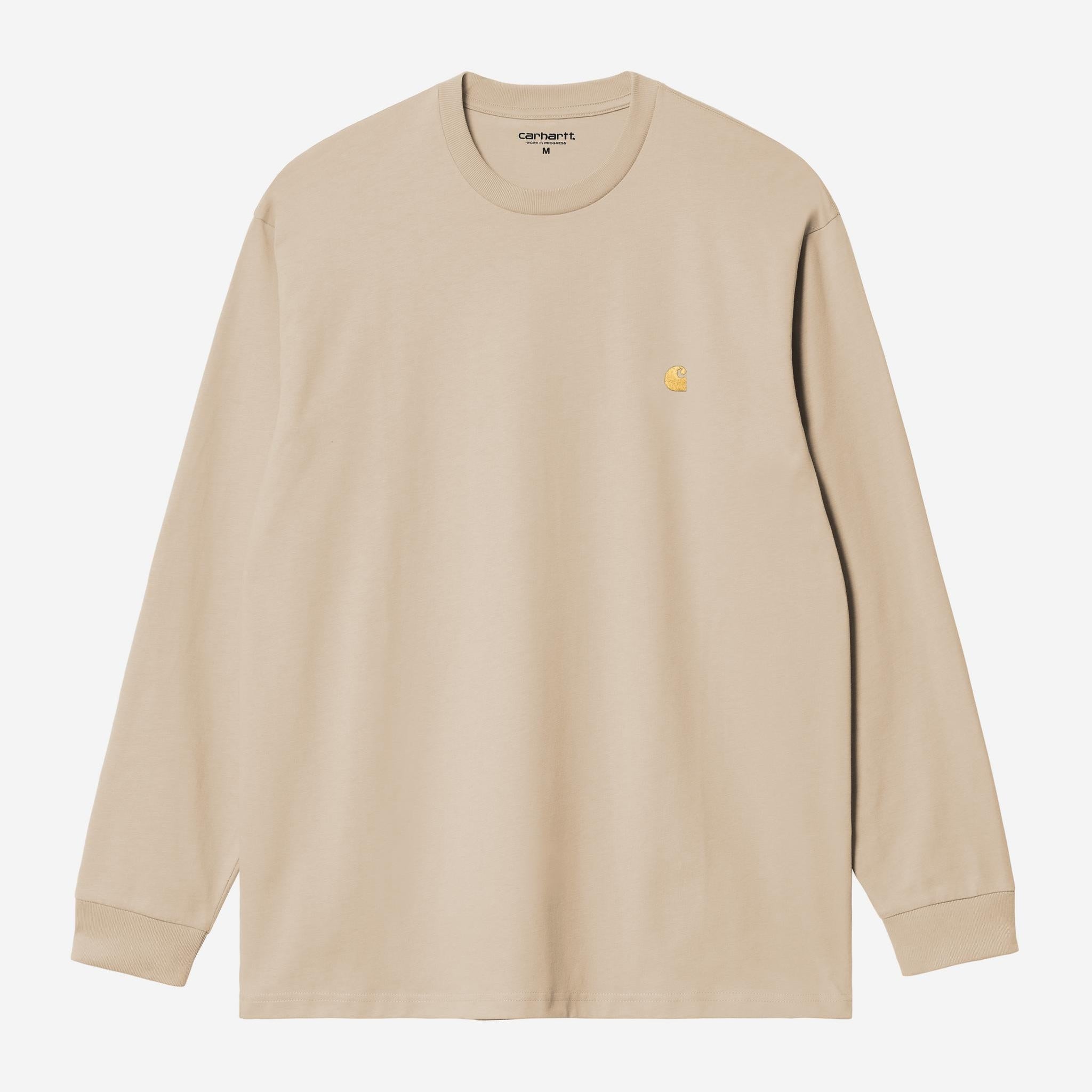 Carhartt WIP Mens Chase Long Sleeve T-Shirt | Fleur De Sel