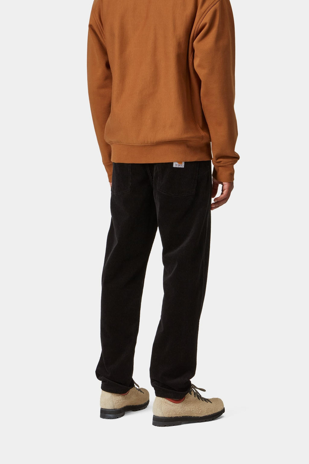 Carhartt WIP Mens Newel Coventry Corduroy Pant | Black Rinsed