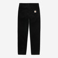 Carhartt WIP Mens Newel Coventry Corduroy Pant | Black Rinsed