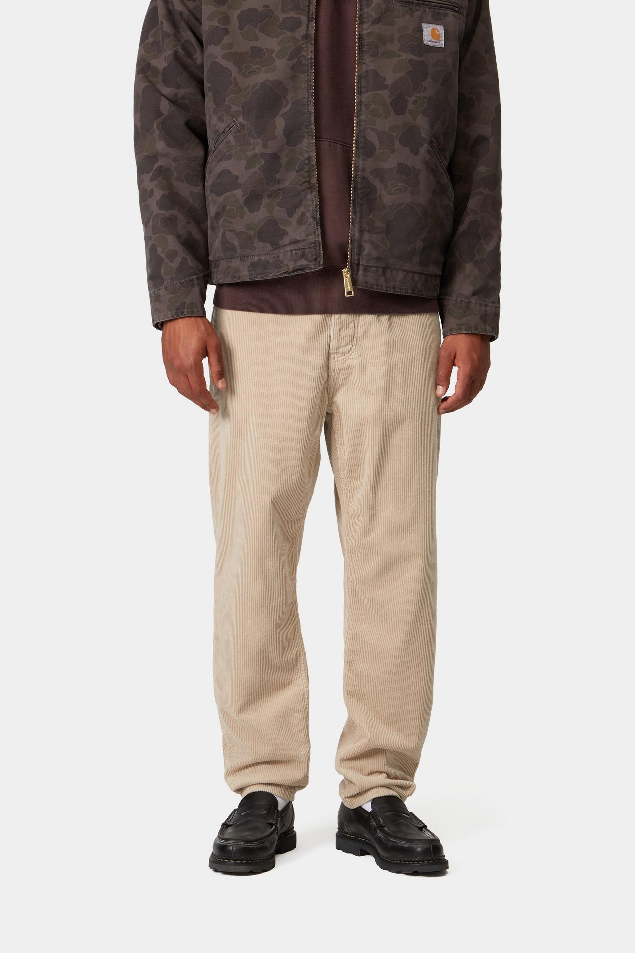 Carhartt WIP Mens Newel Coventry Corduroy Pant | Wall Rinsed