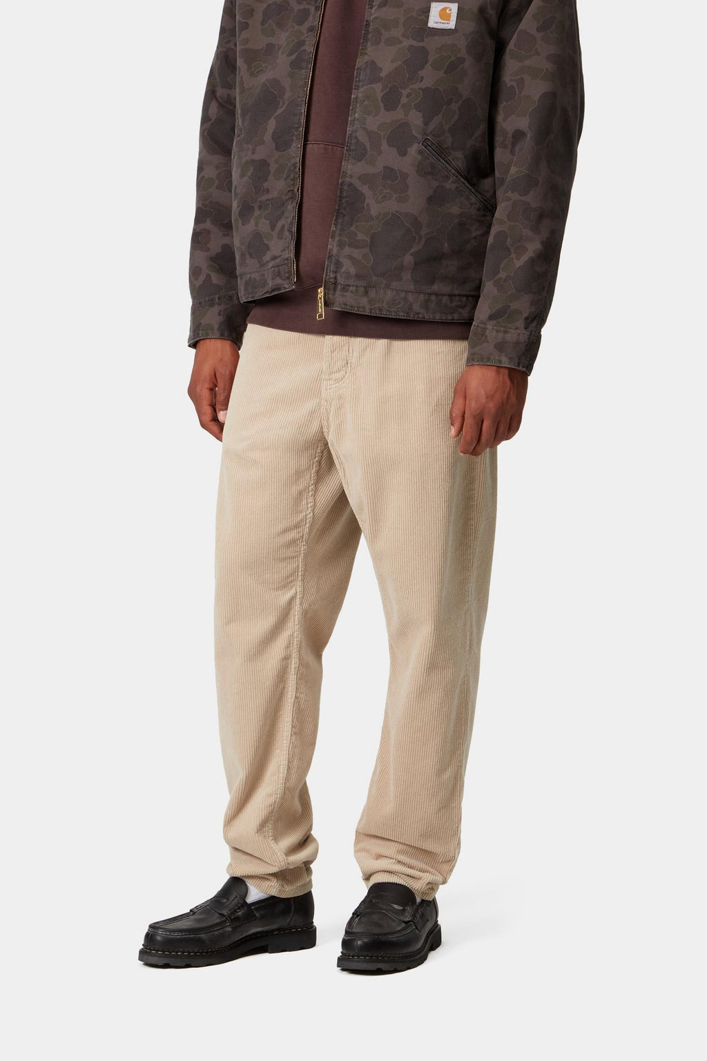 Carhartt WIP Mens Newel Coventry Corduroy Pant | Wall Rinsed