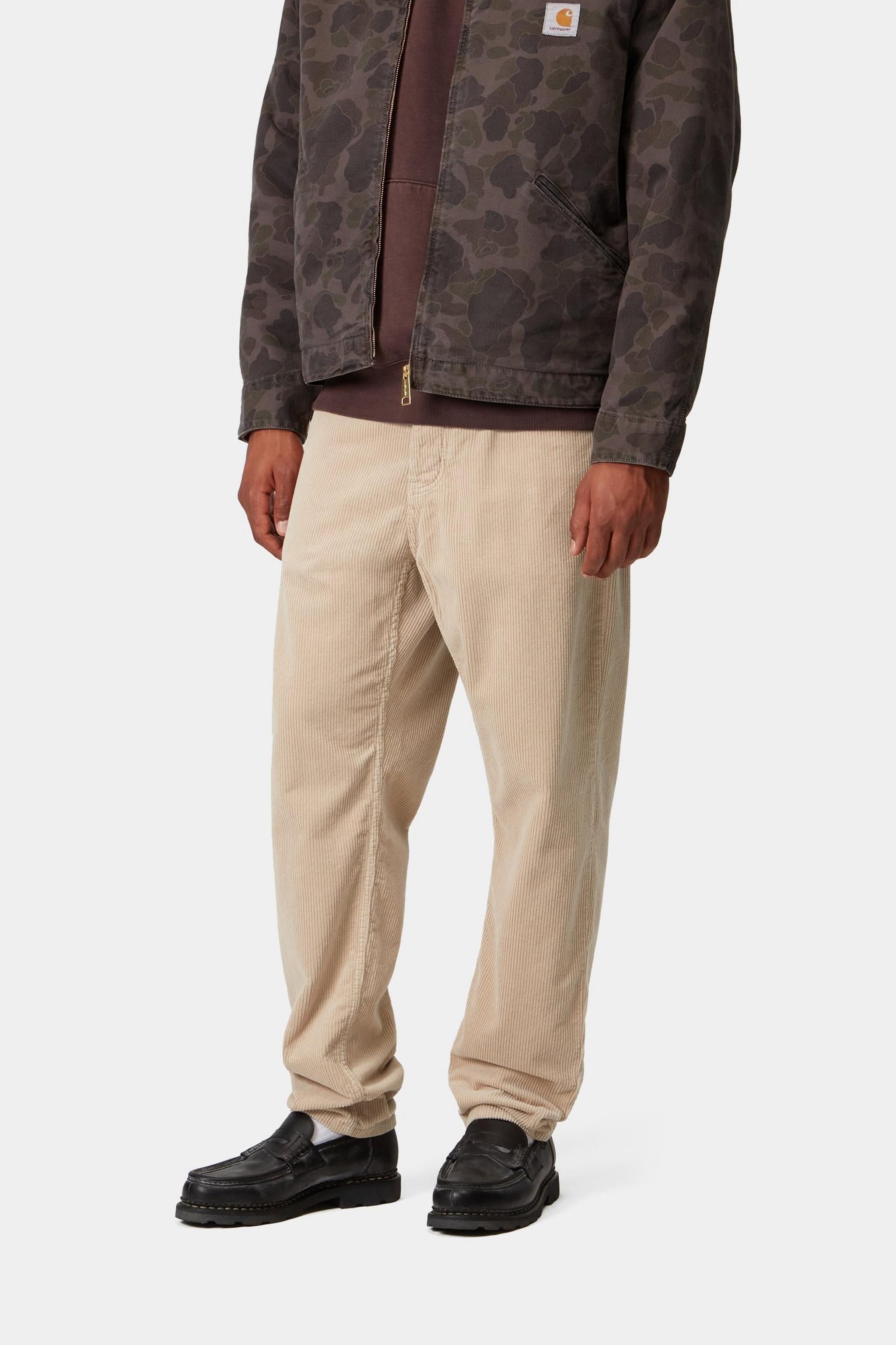 Carhartt WIP Mens Newel Coventry Corduroy Pant | Wall Rinsed