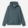 Carhartt WIP Mens American Script Hoodie | Office Blue