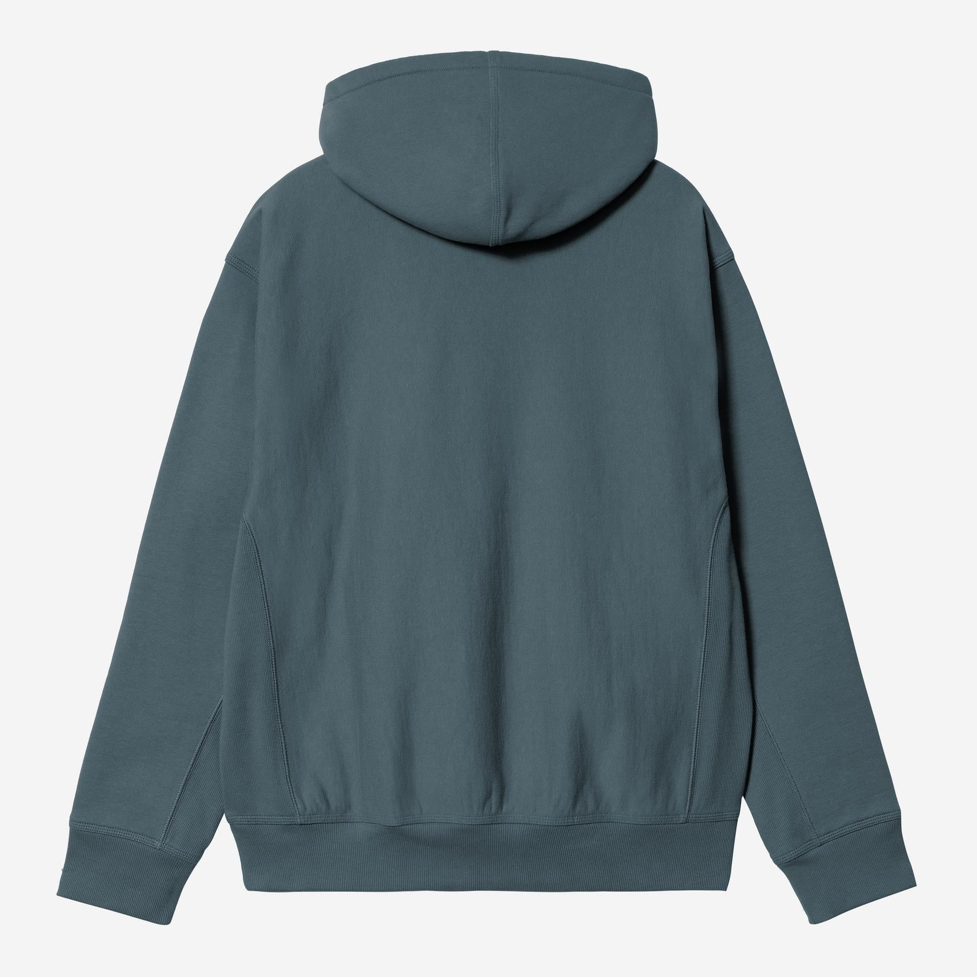 Carhartt WIP Mens American Script Hoodie | Office Blue
