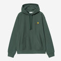 Carhartt WIP Mens American Script Hoodie | Kale Green