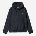 Carhartt WIP Mens American Script Hoodie | Deep Night