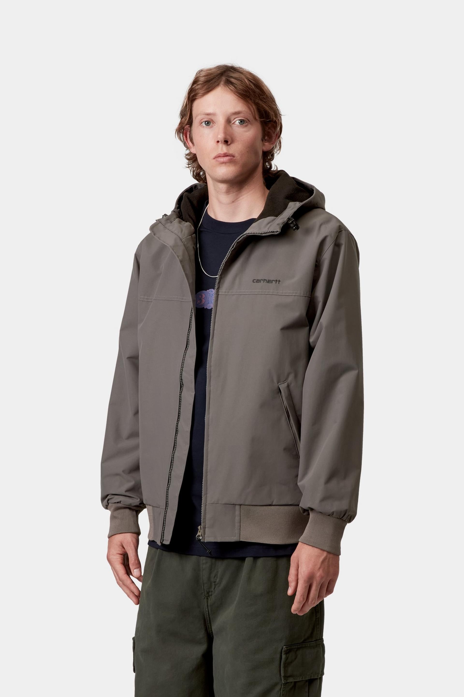 Carhartt WIP Mens Hooded Sail Jacket | Porphyry