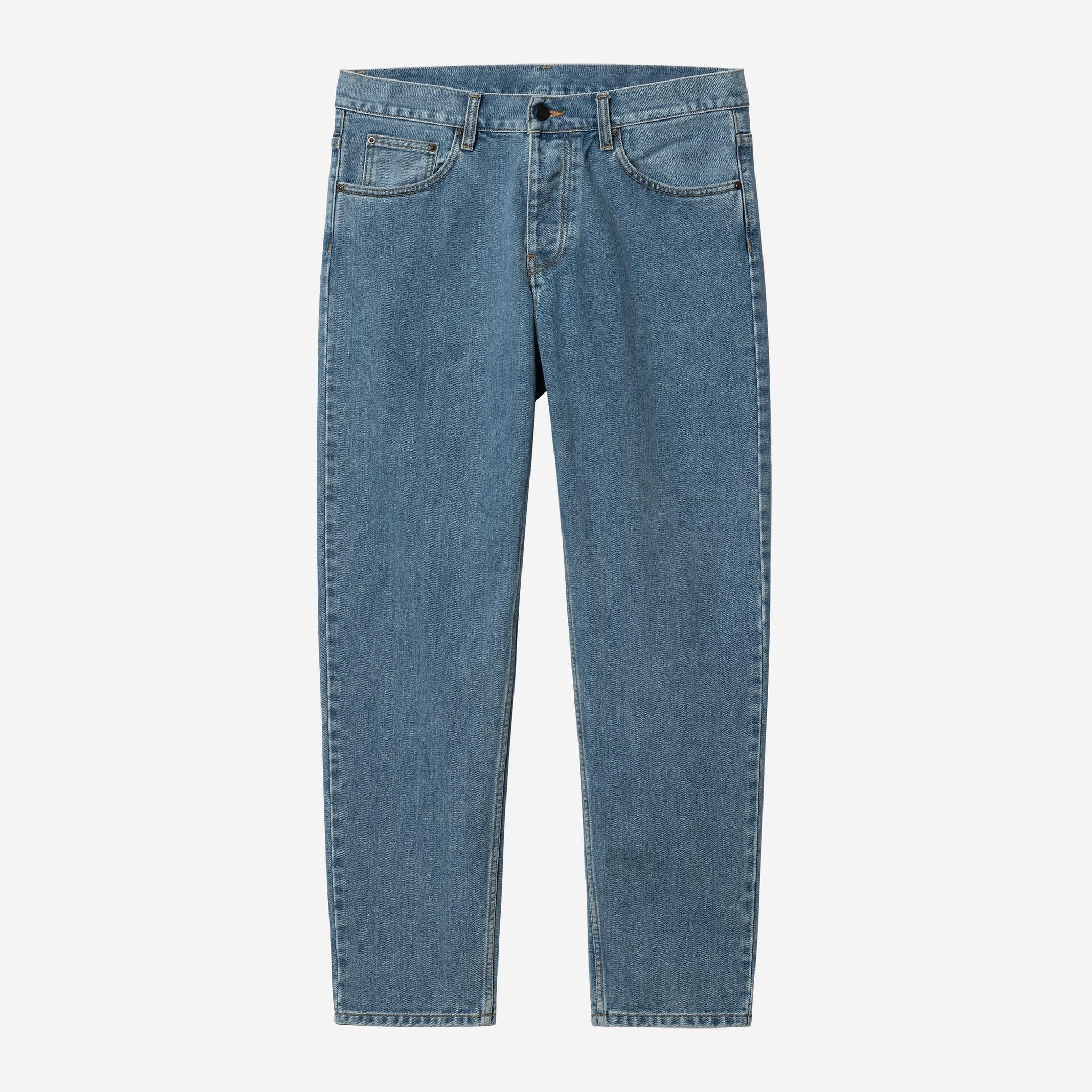 Carhartt WIP Mens Newel Pant | Blue Stone Bleached