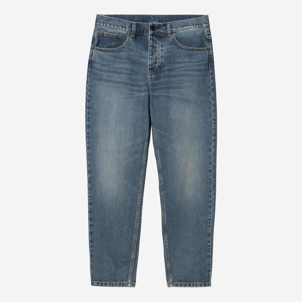 Carhartt WIP Mens Newel Pant | Blue Dark Used Wash