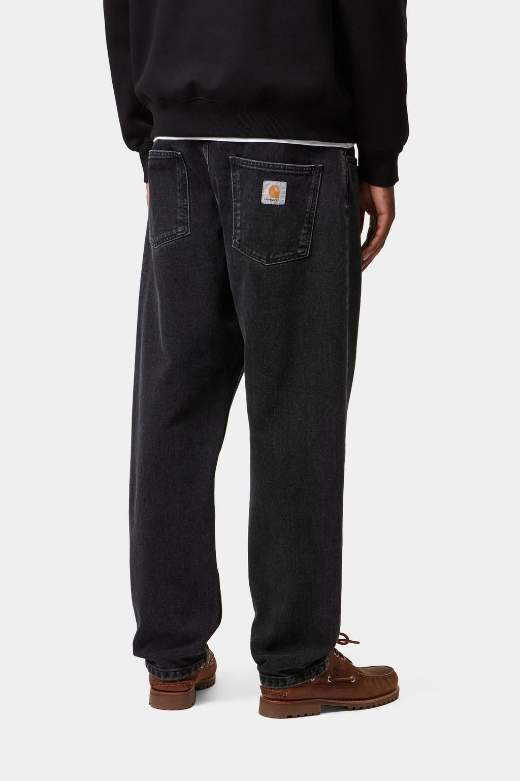 Carhartt WIP Mens Newel Pant | Black Stone Washed