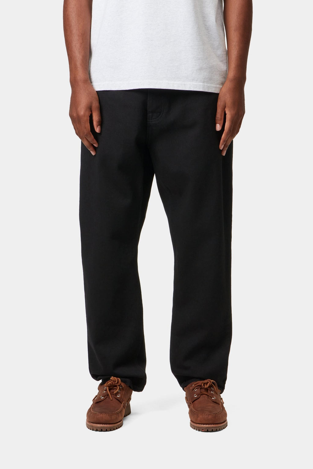 Carhartt WIP Mens Newel Pant | Black One Wash