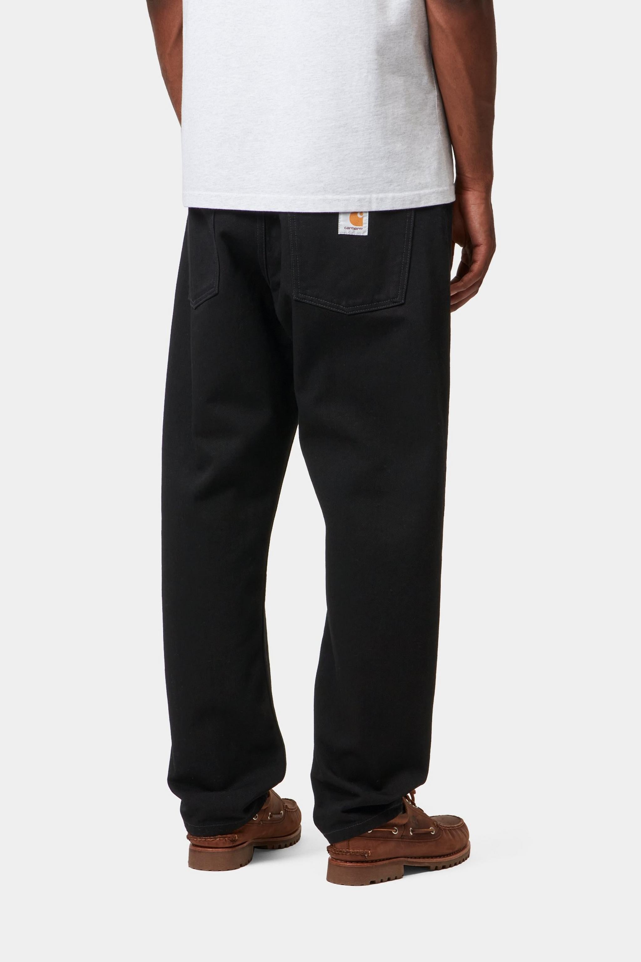 Carhartt WIP Mens Newel Pant | Black One Wash