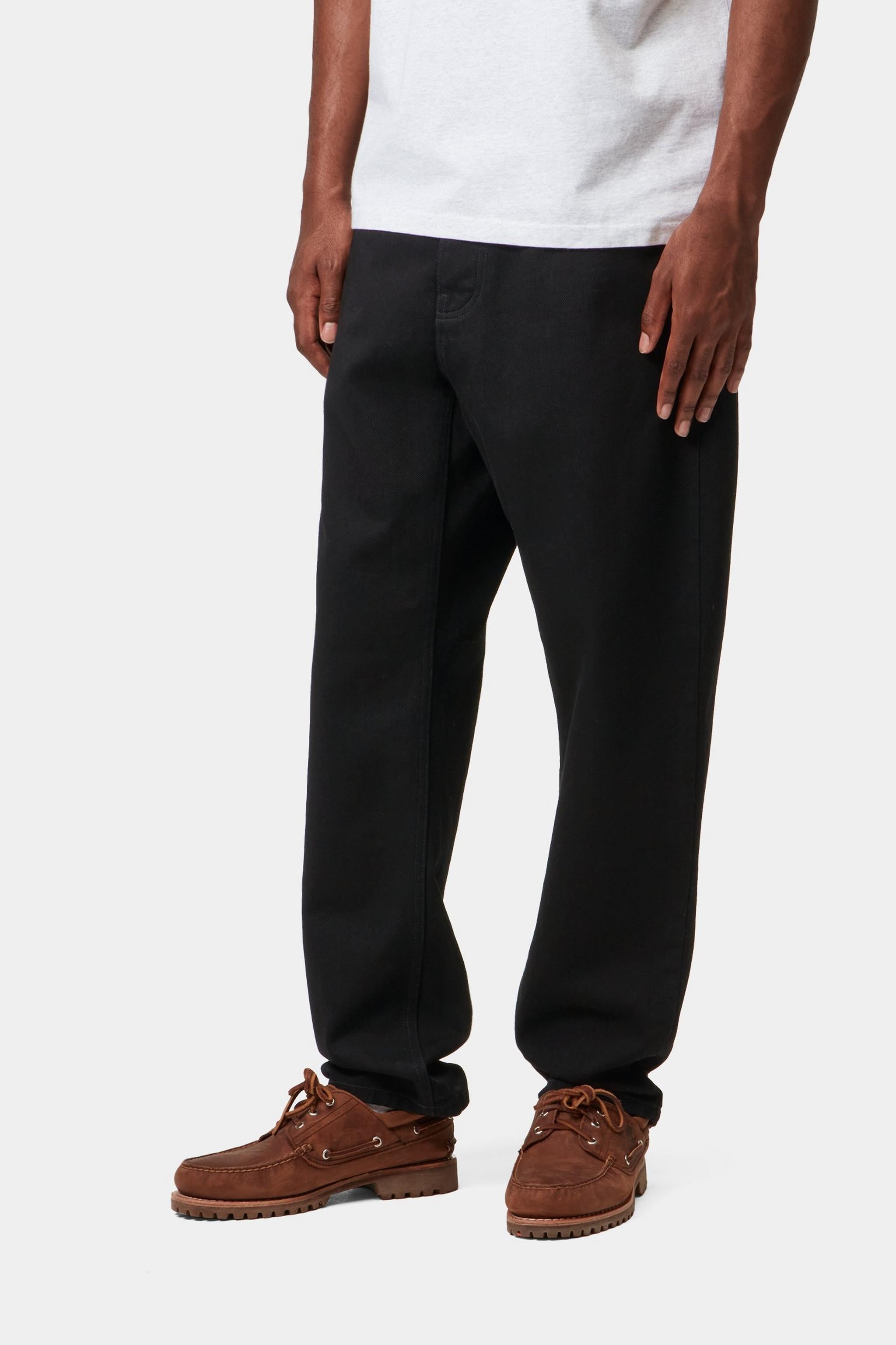 Carhartt WIP Mens Newel Pant | Black One Wash
