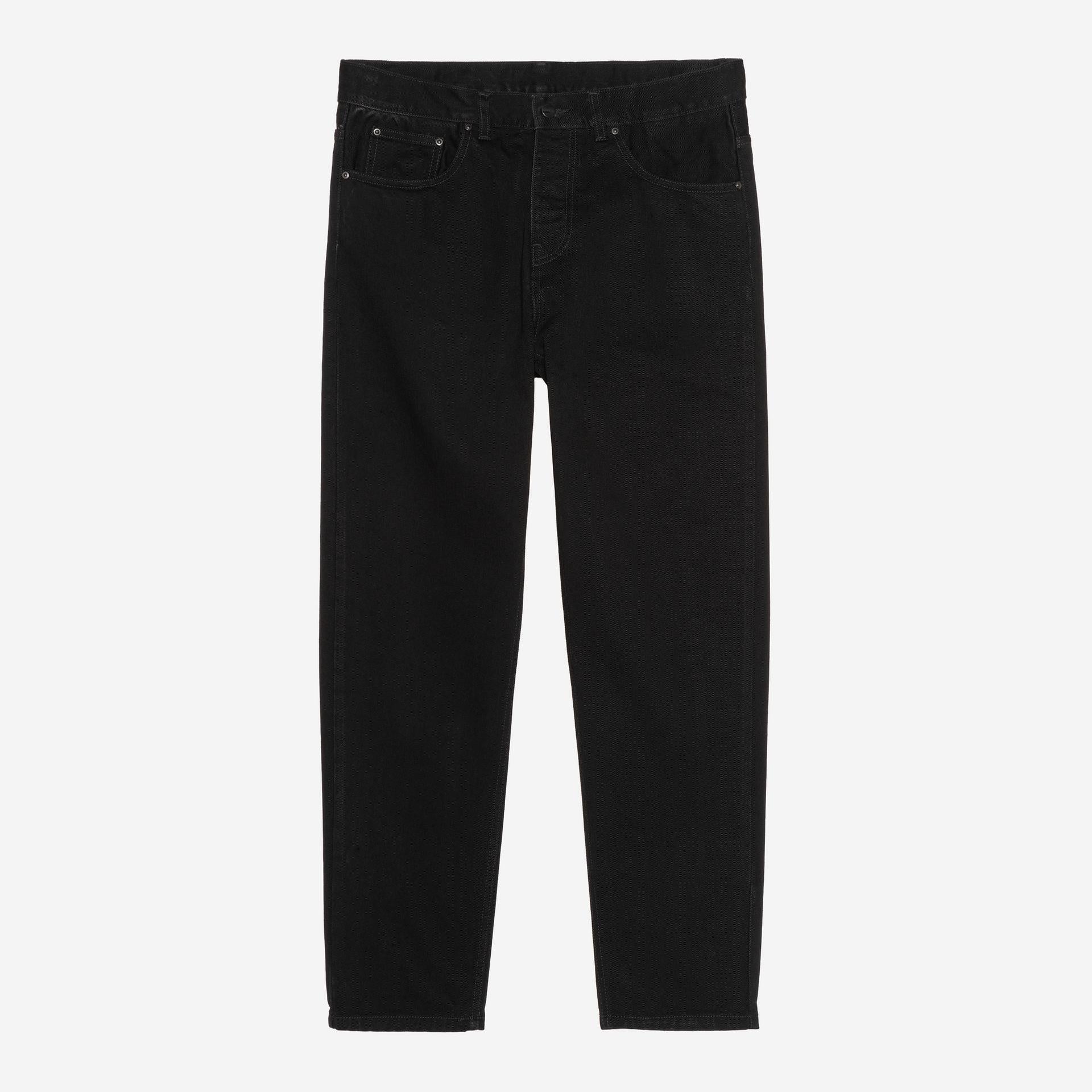 Carhartt WIP Mens Newel Pant | Black One Wash