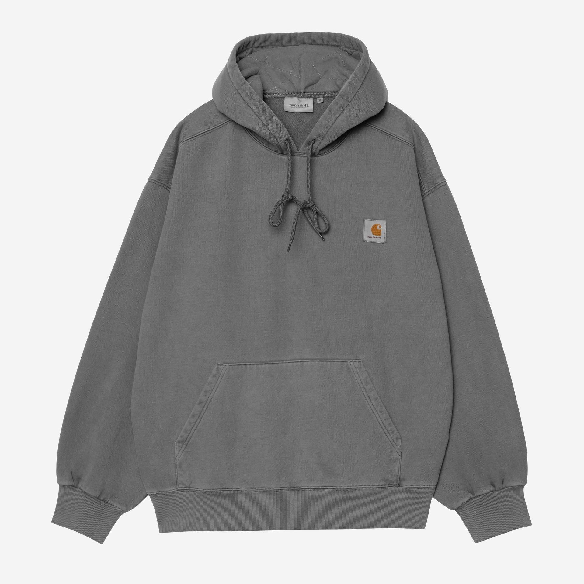 Carhartt WIP Mens Vista Sweat Hoodie | Black Garment Dyed