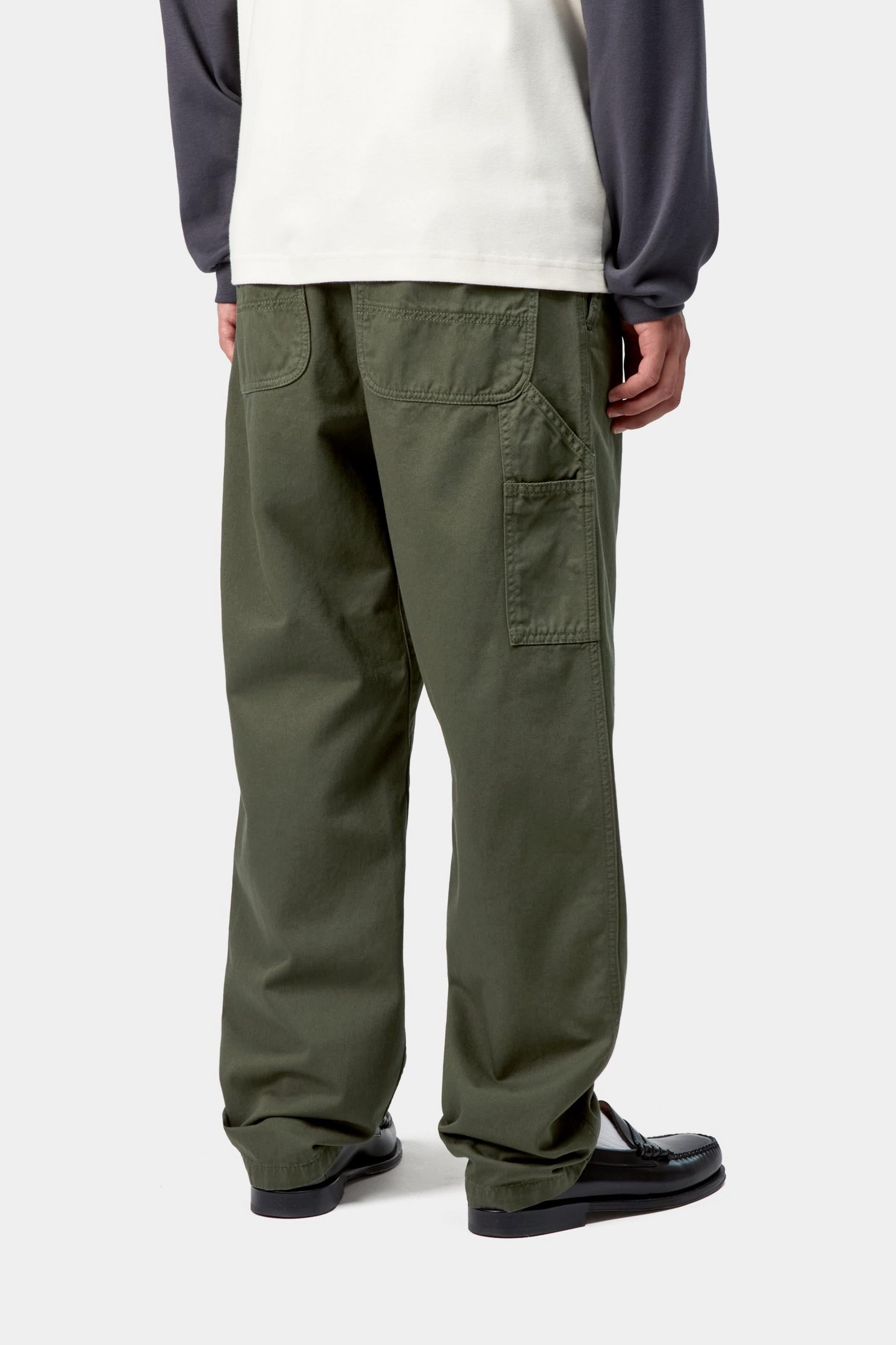 Carhartt WIP Mens Flint Moraga Twill Pant | Opuntia Garment Dyed