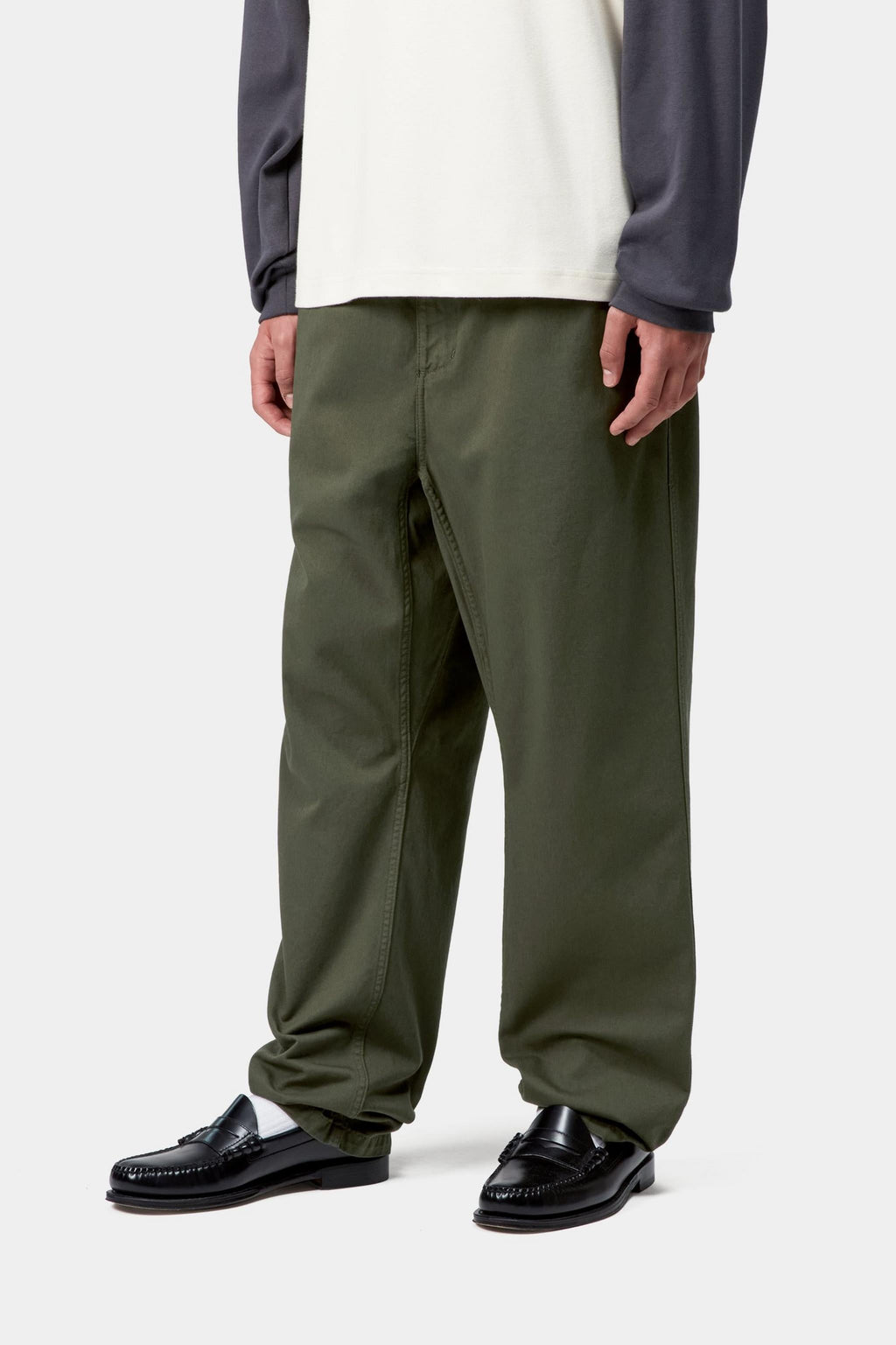 Carhartt WIP Mens Flint Moraga Twill Pant | Opuntia Garment Dyed