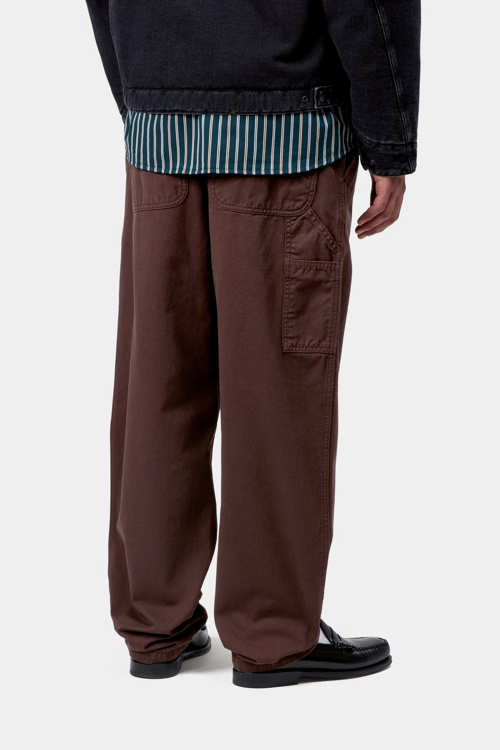 Carhartt WIP Mens Flint Moraga Twill Pant | Palisander Garment Dyed
