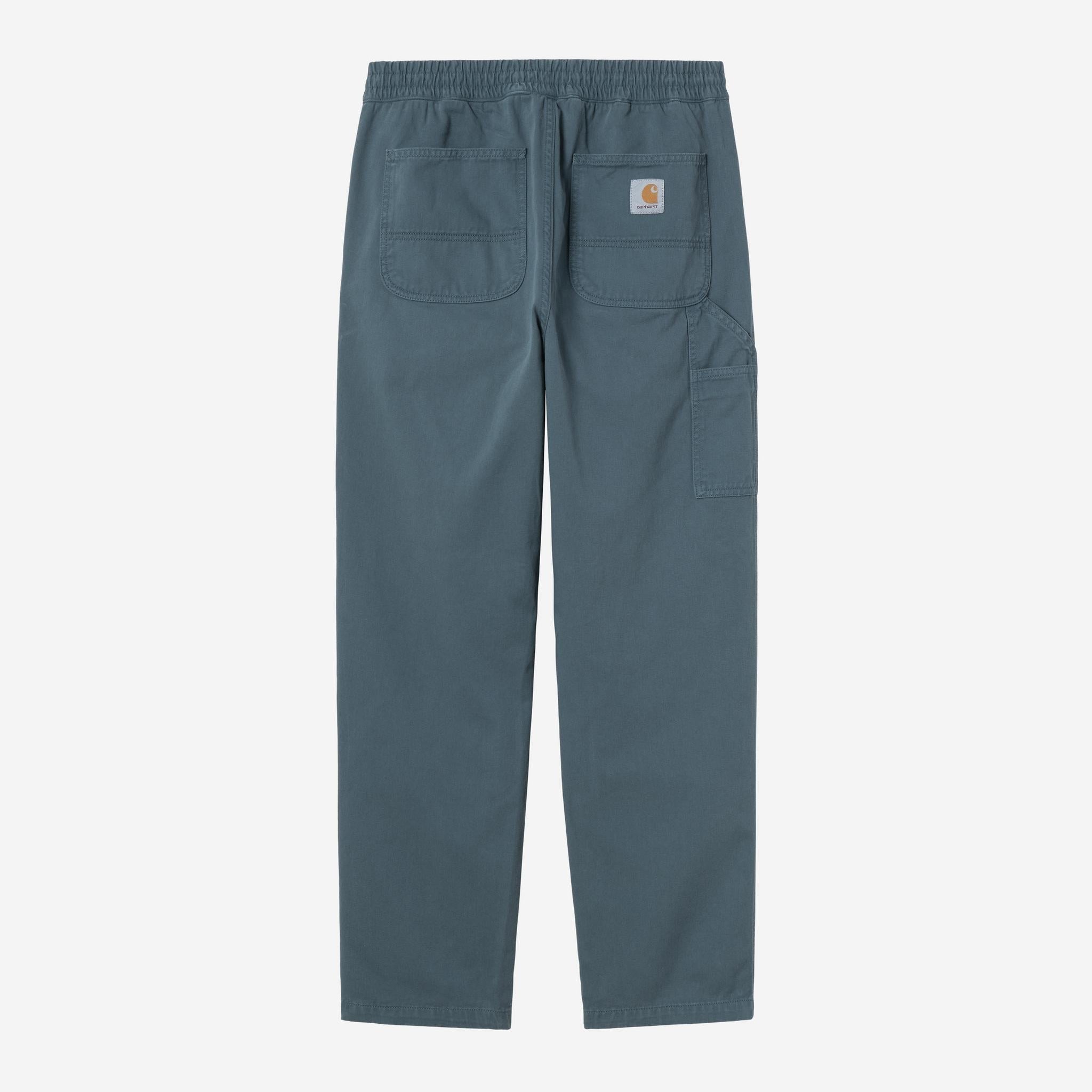 Carhartt WIP Mens Flint Moraga Twill Pant | Office Blue Garment Dyed
