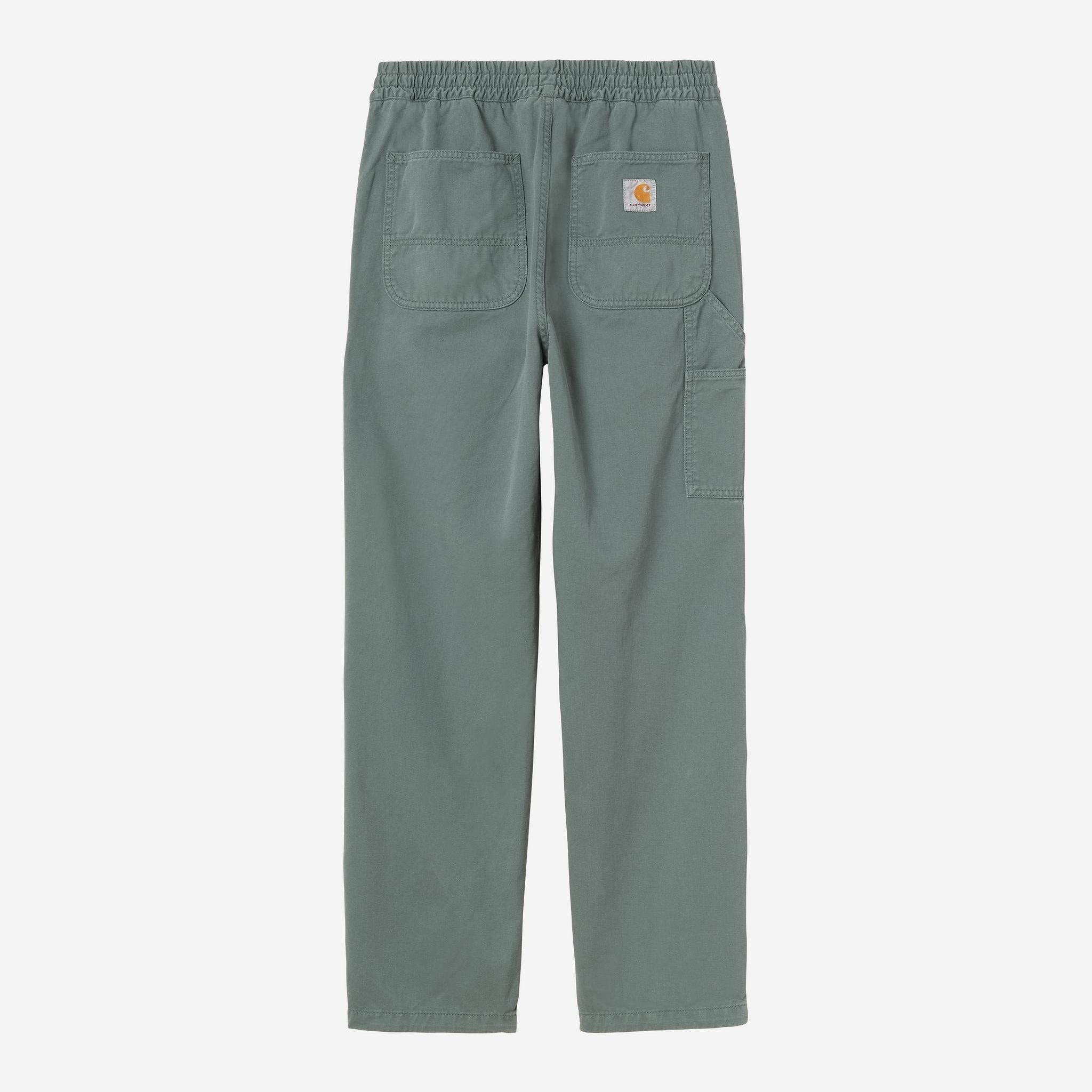 Carhartt WIP Mens Flint Moraga Twill Pant | Velvet Green Garment Dyed