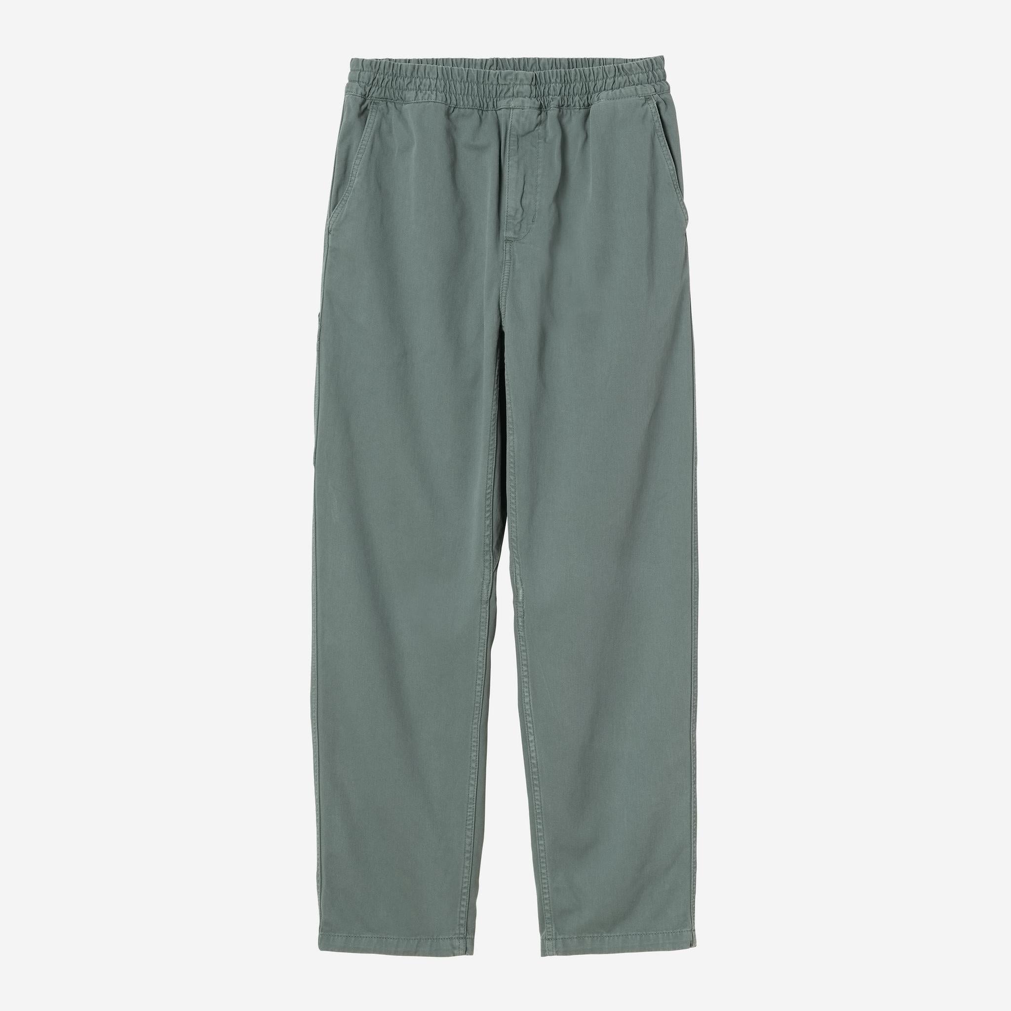 Carhartt WIP Mens Flint Moraga Twill Pant | Velvet Green Garment Dyed