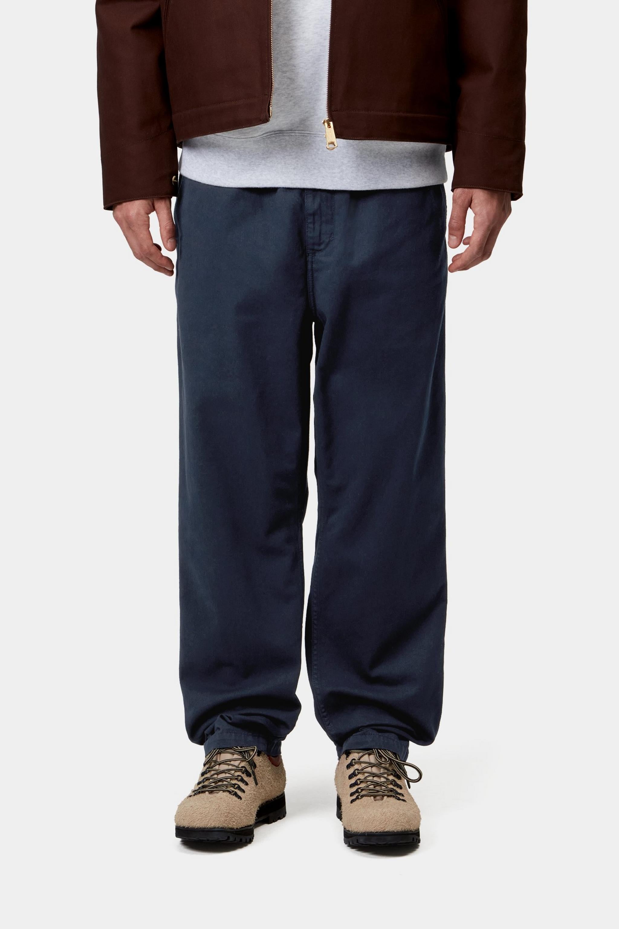 Carhartt WIP Mens Flint Moraga Twill Pant | Jupiter Garment Dyed