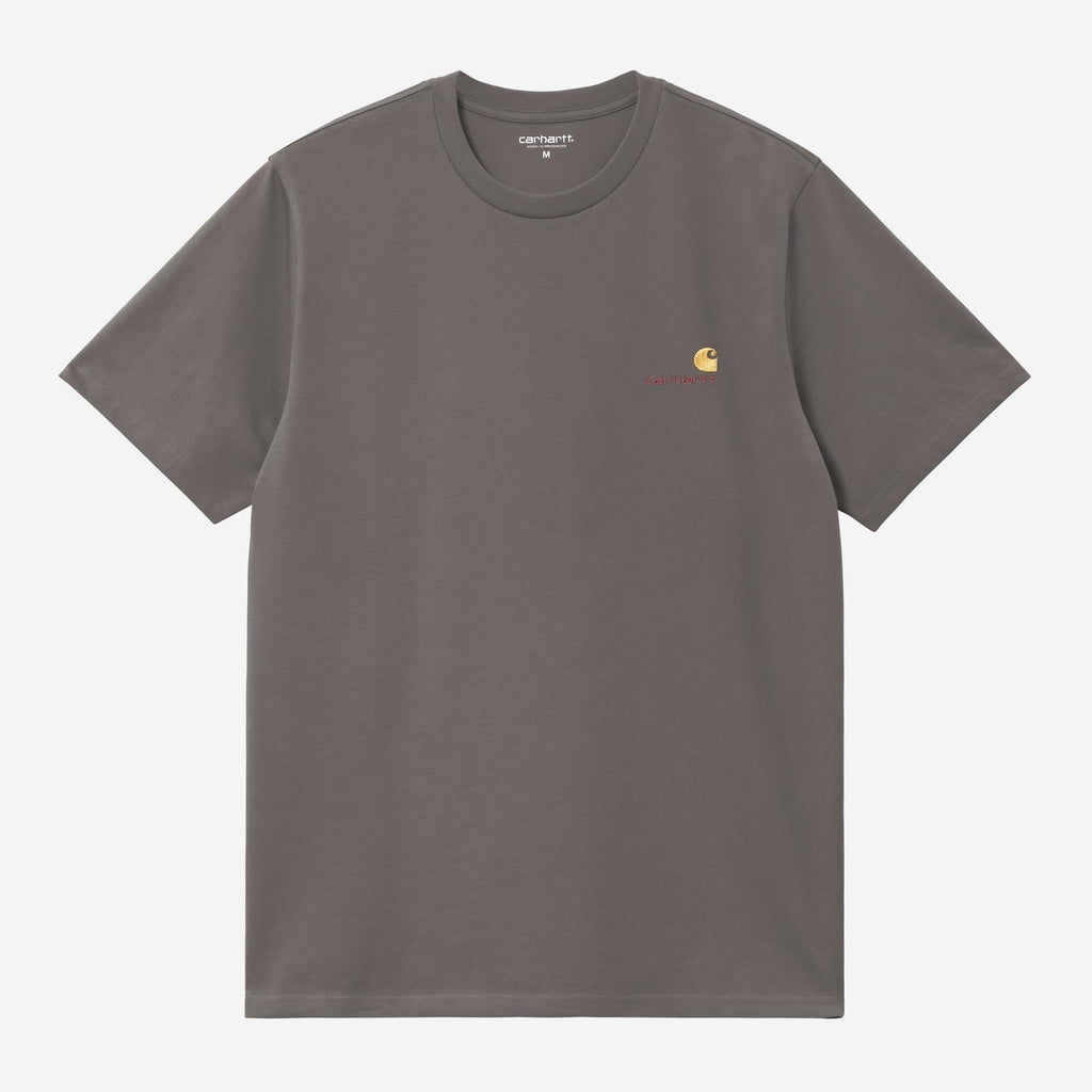 Carhartt WIP Mens Short Sleeved American Script T-Shirt | Porphyry