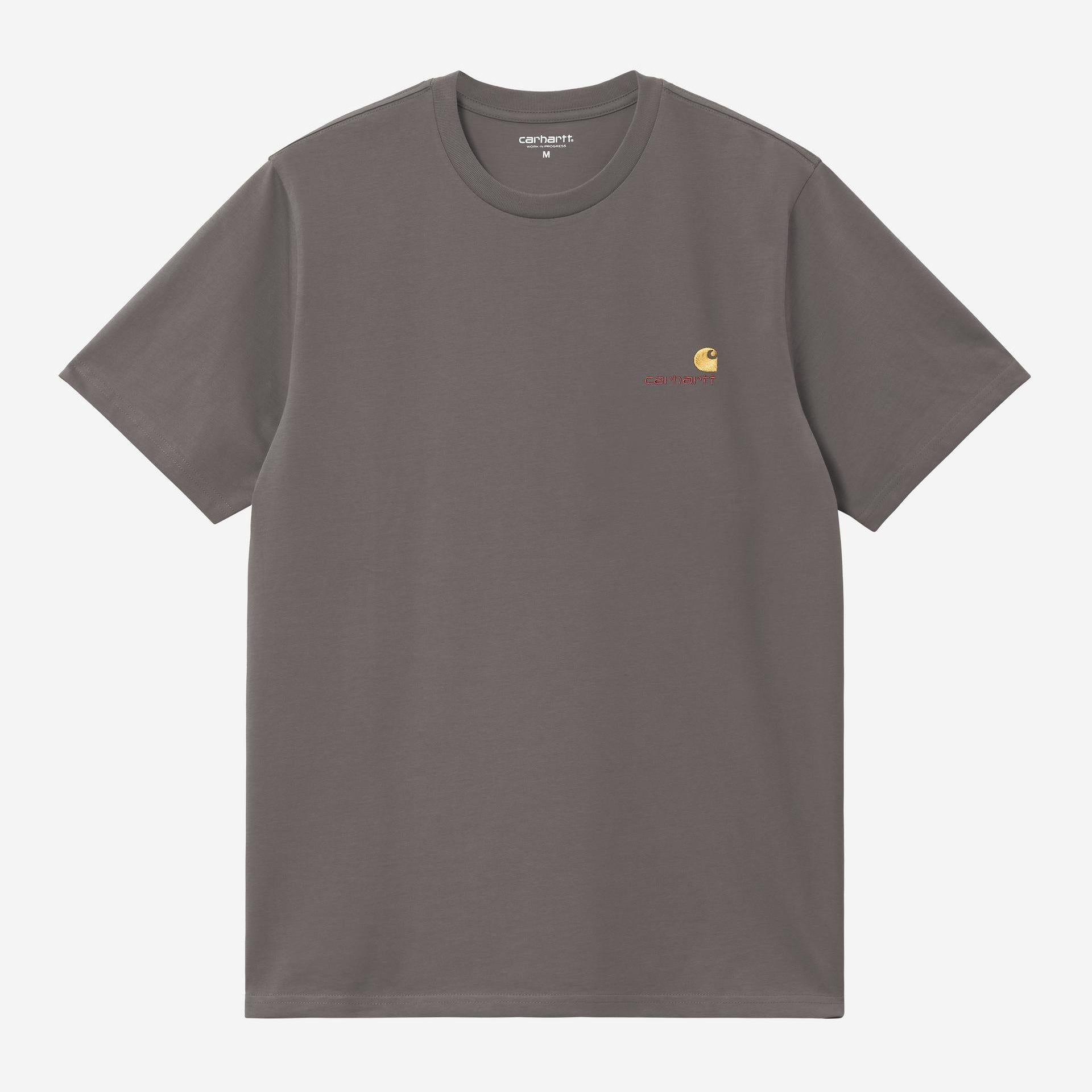 Carhartt WIP Mens Short Sleeved American Script T-Shirt | Porphyry