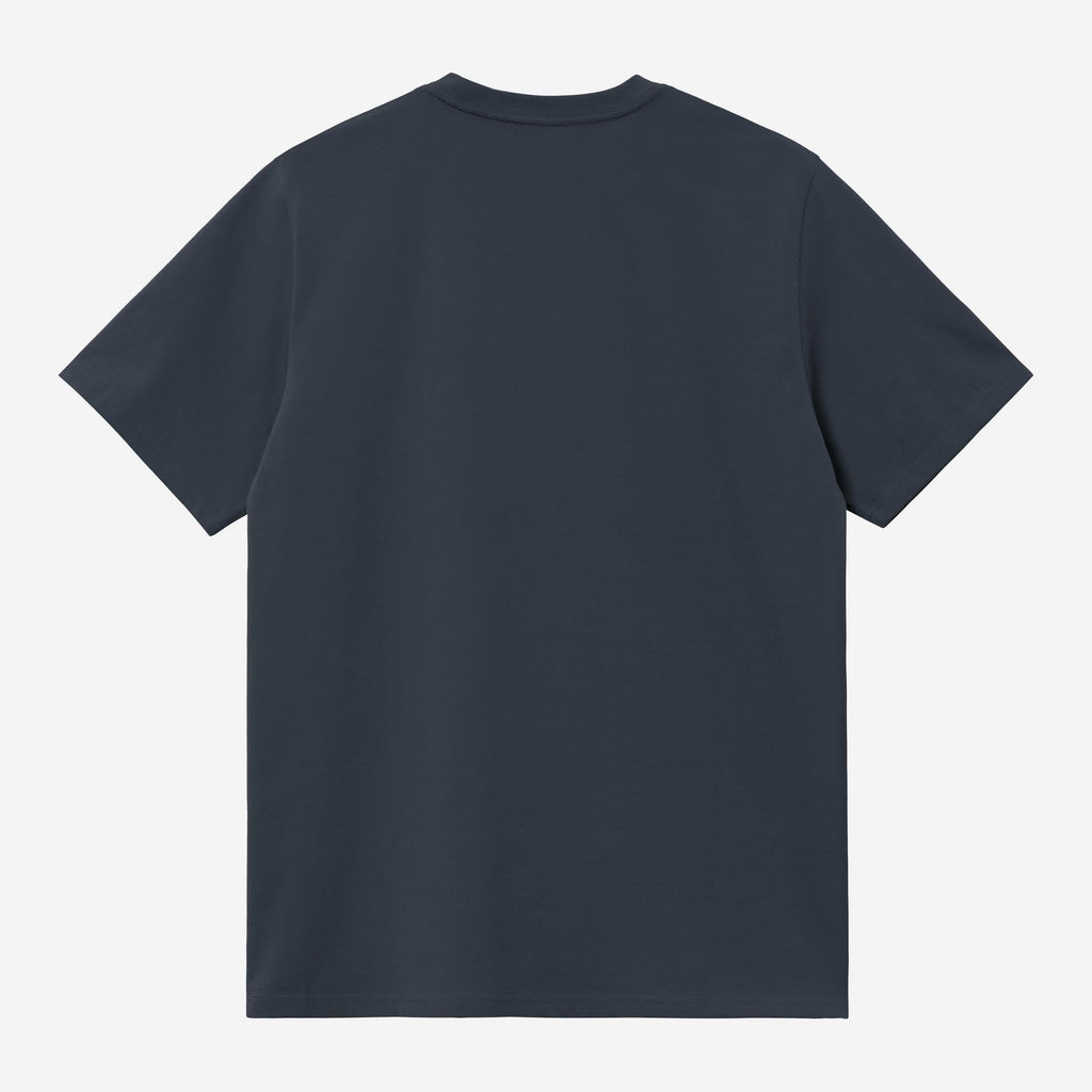 Carhartt WIP Mens Short Sleeved American Script T-Shirt | Deep Night