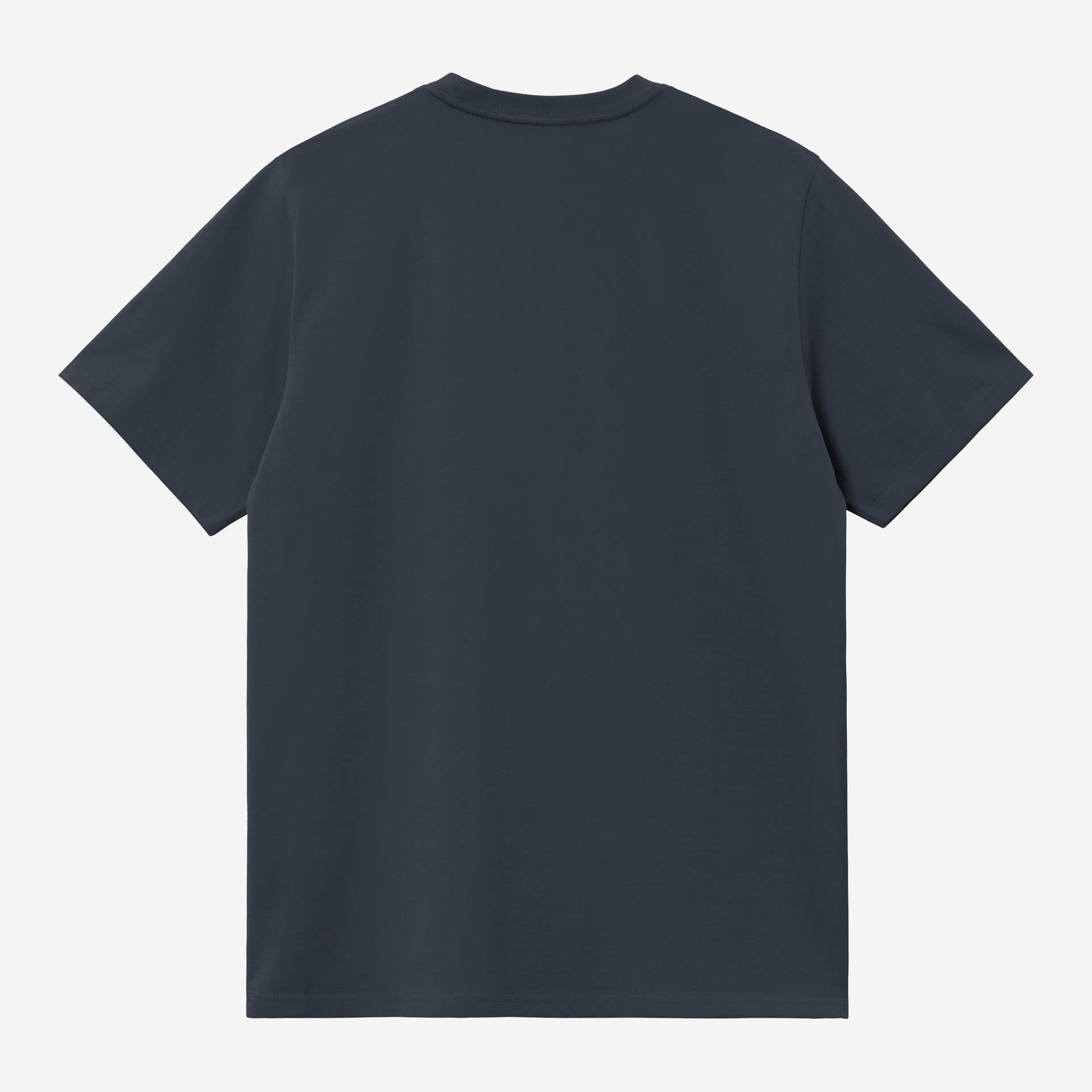 Carhartt WIP Mens Short Sleeved American Script T-Shirt | Deep Night