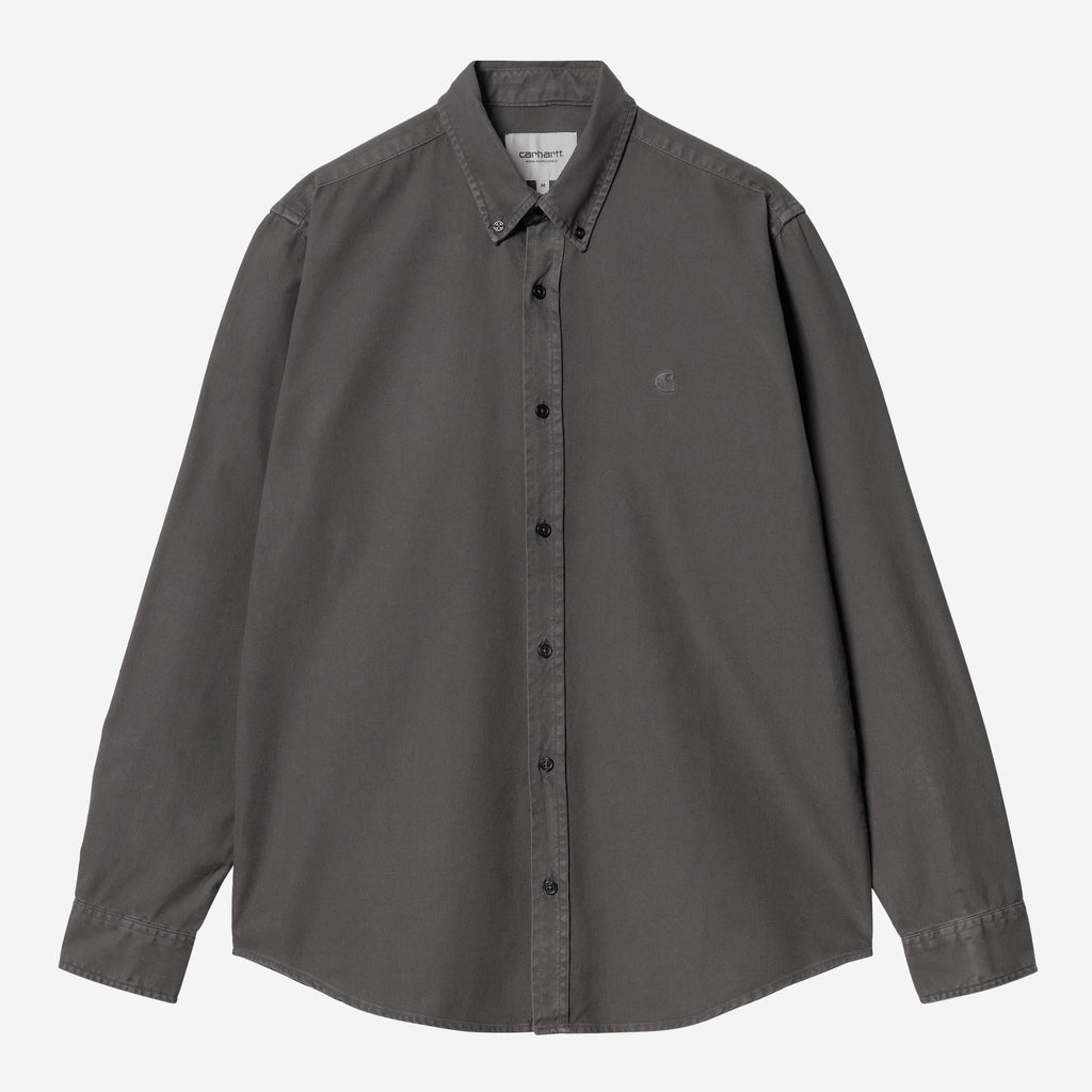 Carhartt WIP Mens Bolton Shirt | Graphite