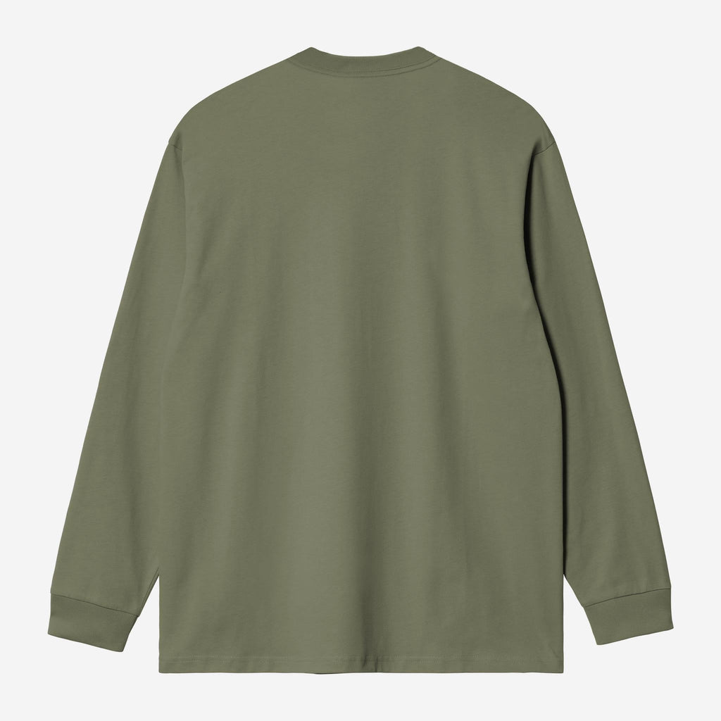 Carhartt WIP Mens Pocket Long Sleeve T-Shirt | Leaf