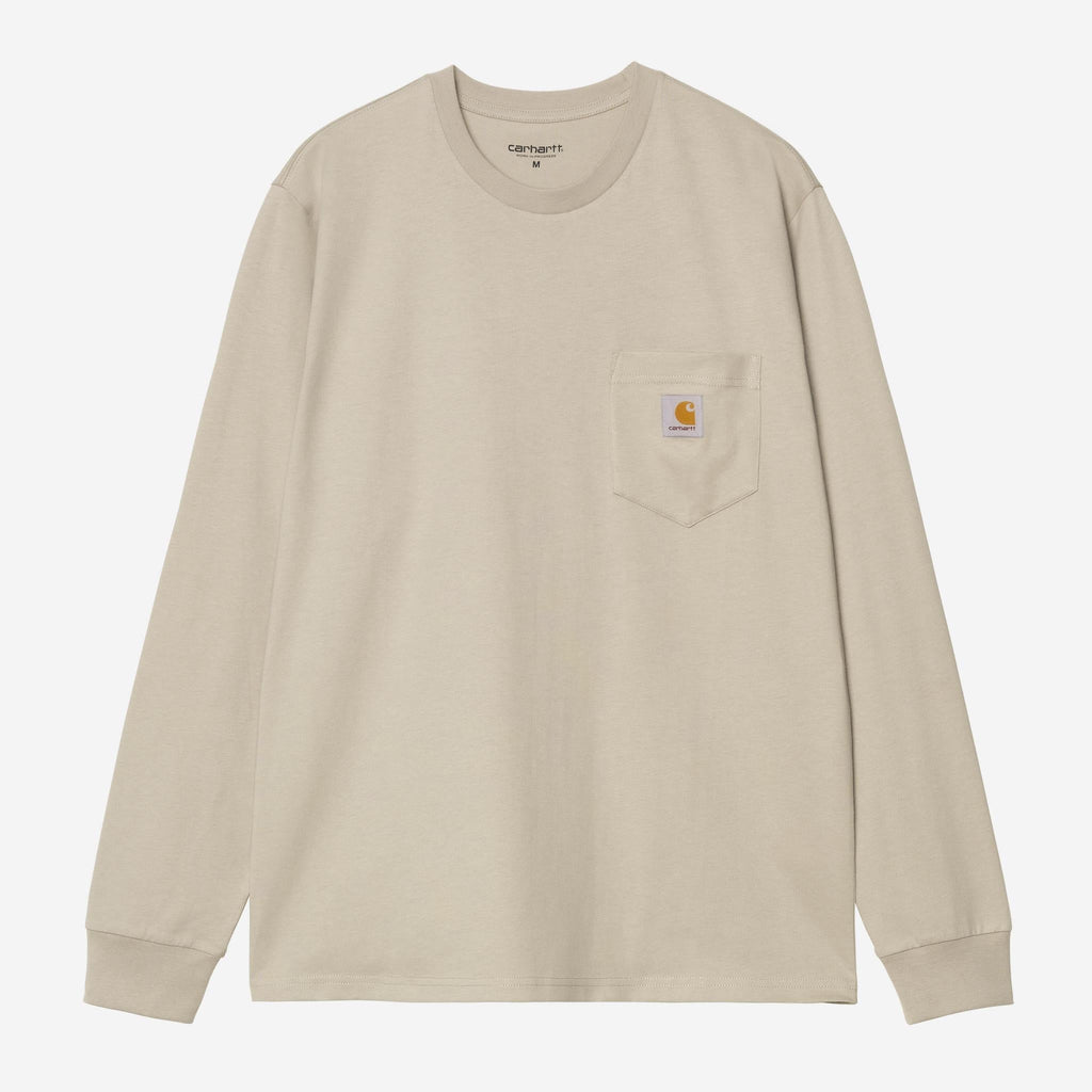 Carhartt WIP Mens Pocket Long Sleeve T-Shirt | Puddle