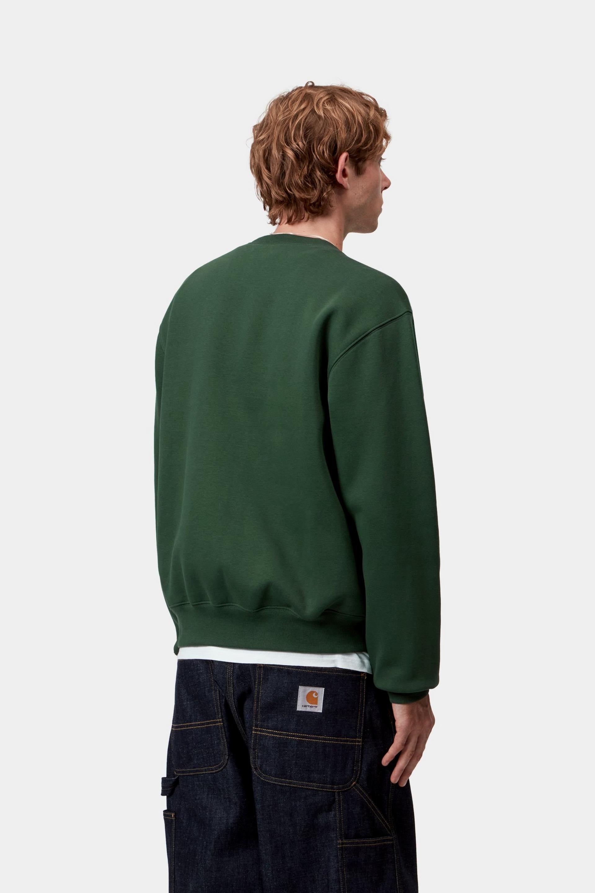 Carhartt WIP Mens Carhartt Sweat Top | Sycamore Tree / Phlox