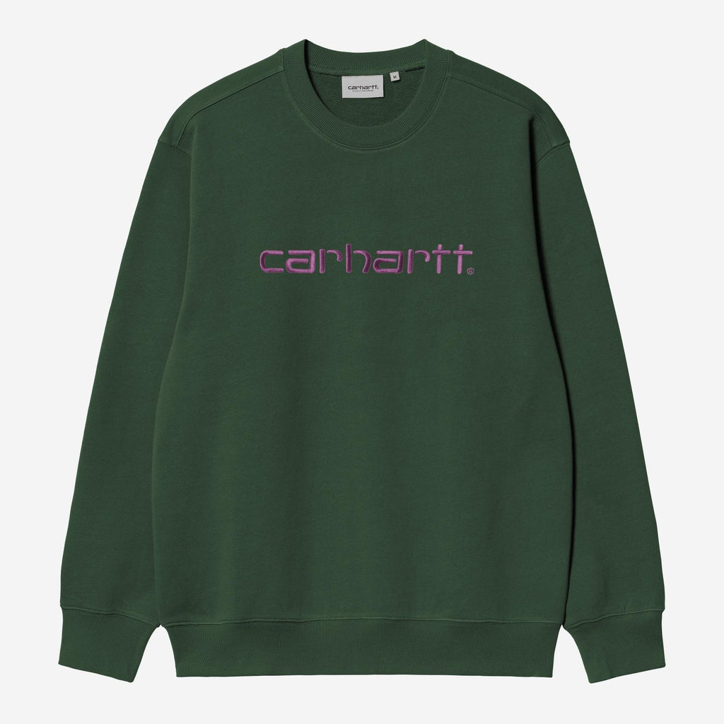 Carhartt WIP Mens Carhartt Sweat Top | Sycamore Tree / Phlox