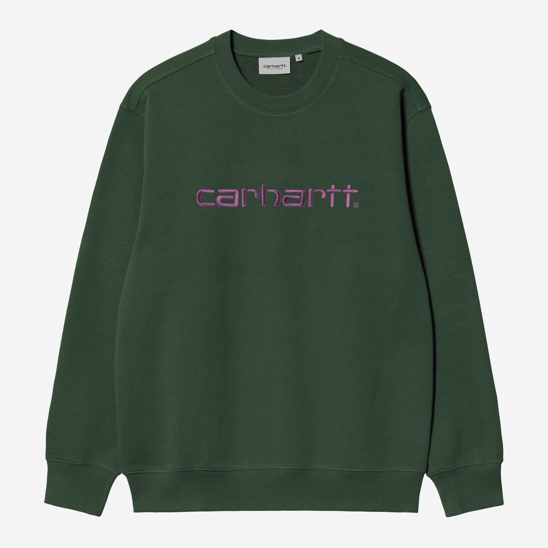 Carhartt WIP Mens Carhartt Sweat Top | Sycamore Tree / Phlox