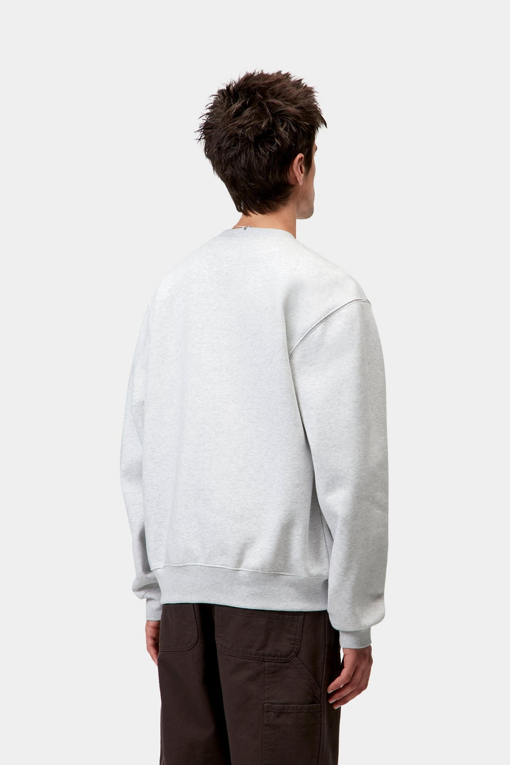 Carhartt WIP Mens Carhartt Sweat Top | Ash Heather / Rondo