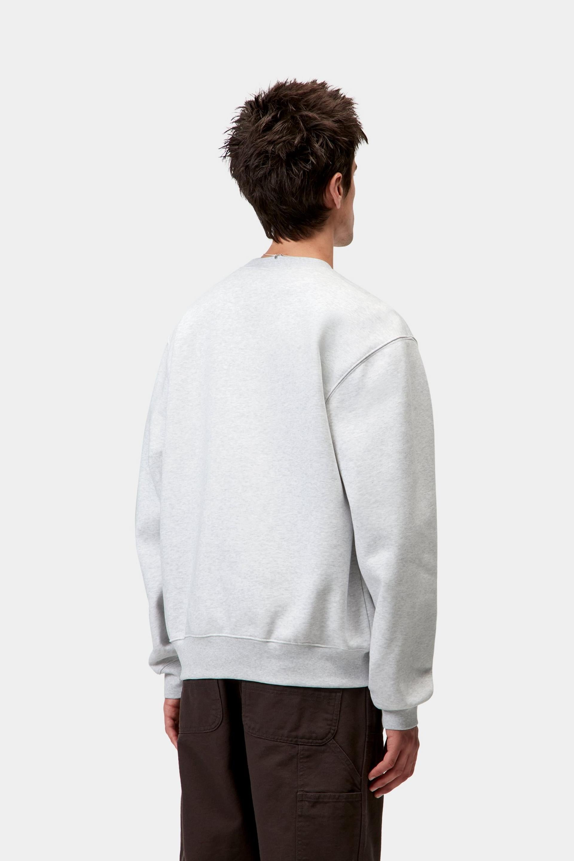 Carhartt WIP Mens Carhartt Sweat Top | Ash Heather / Rondo