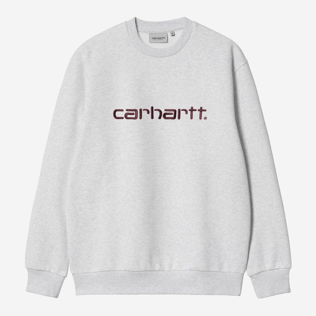 Carhartt WIP Mens Carhartt Sweat Top | Ash Heather / Rondo