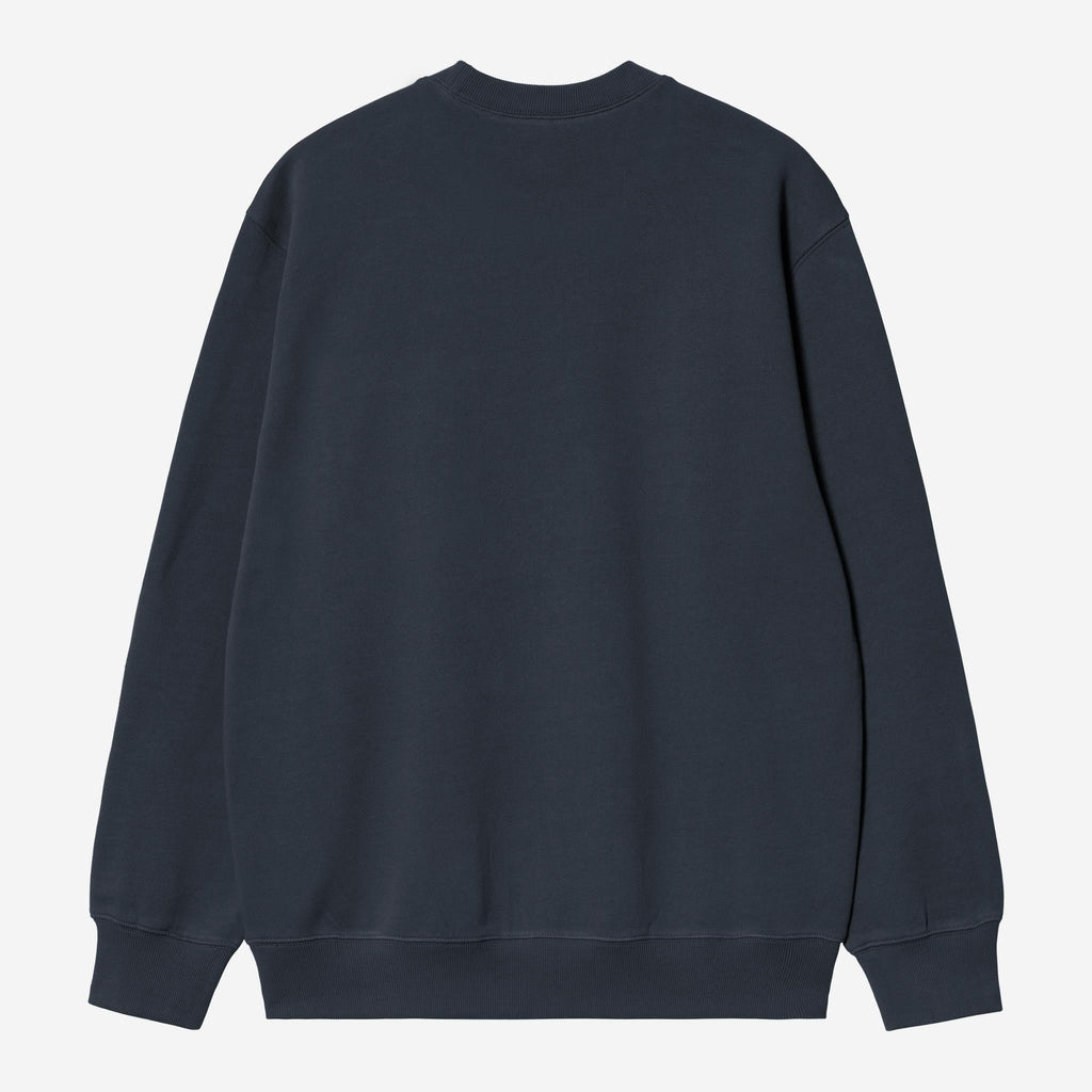 Carhartt WIP Mens Carhartt Sweat Top | Deep Night / Gentle Green