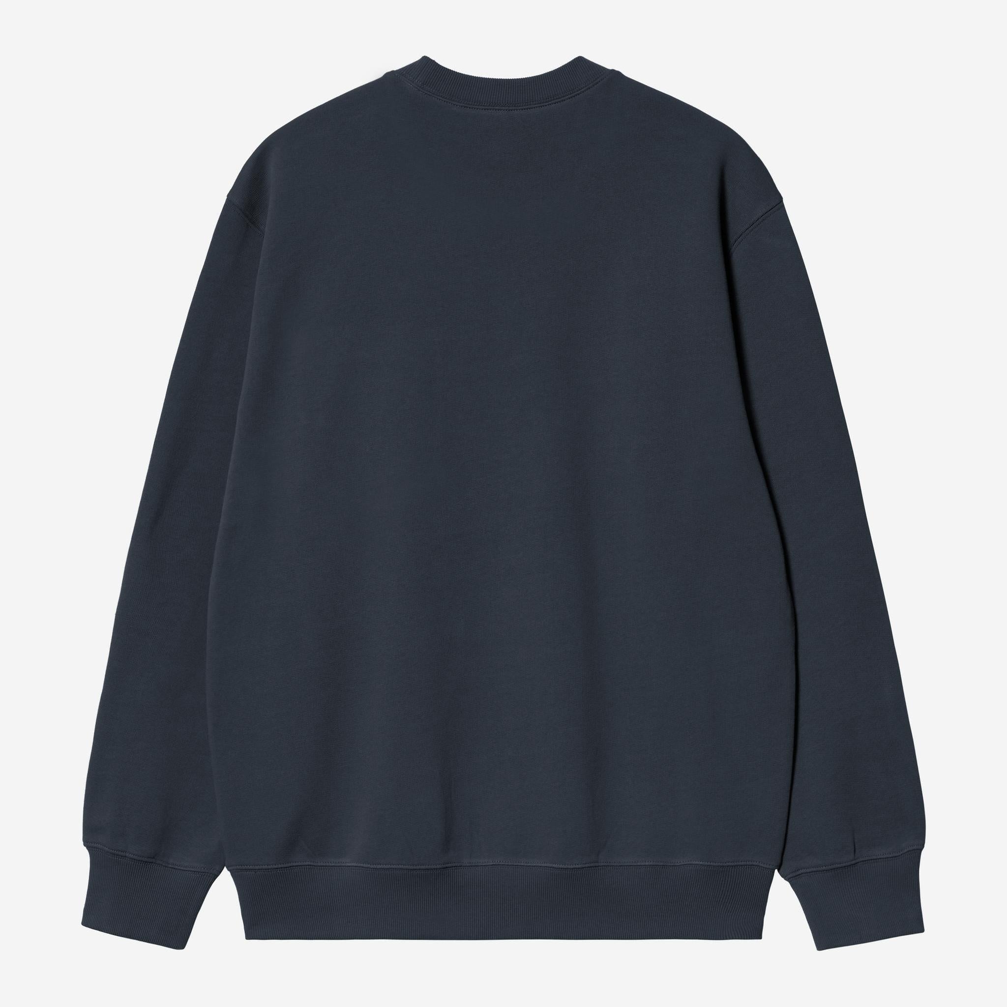 Carhartt WIP Mens Carhartt Sweat Top | Deep Night / Gentle Green