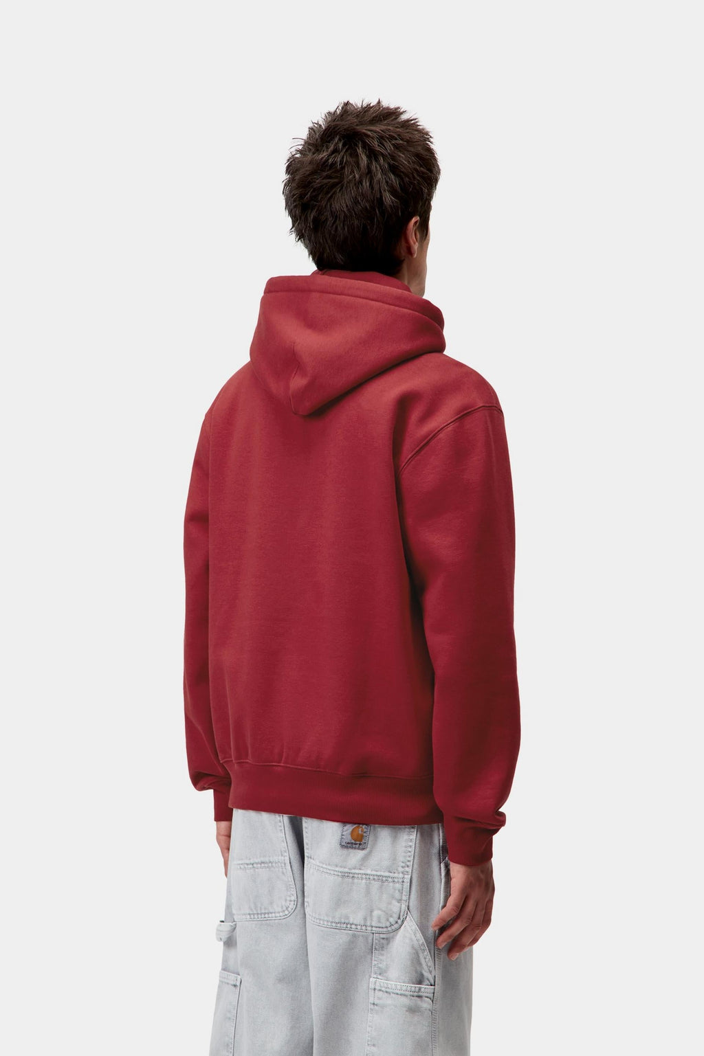 Carhartt WIP Mens Carhartt Hoodie | Scarlet / Graphite