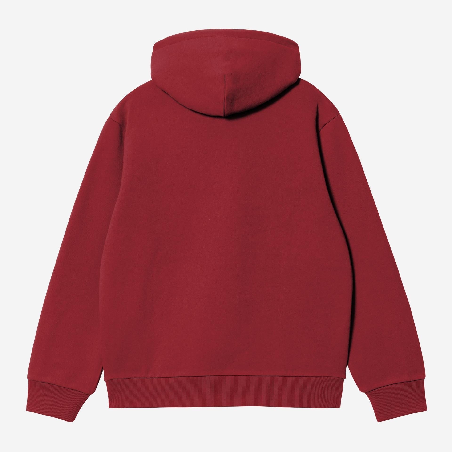 Carhartt WIP Mens Carhartt Hoodie | Scarlet / Graphite