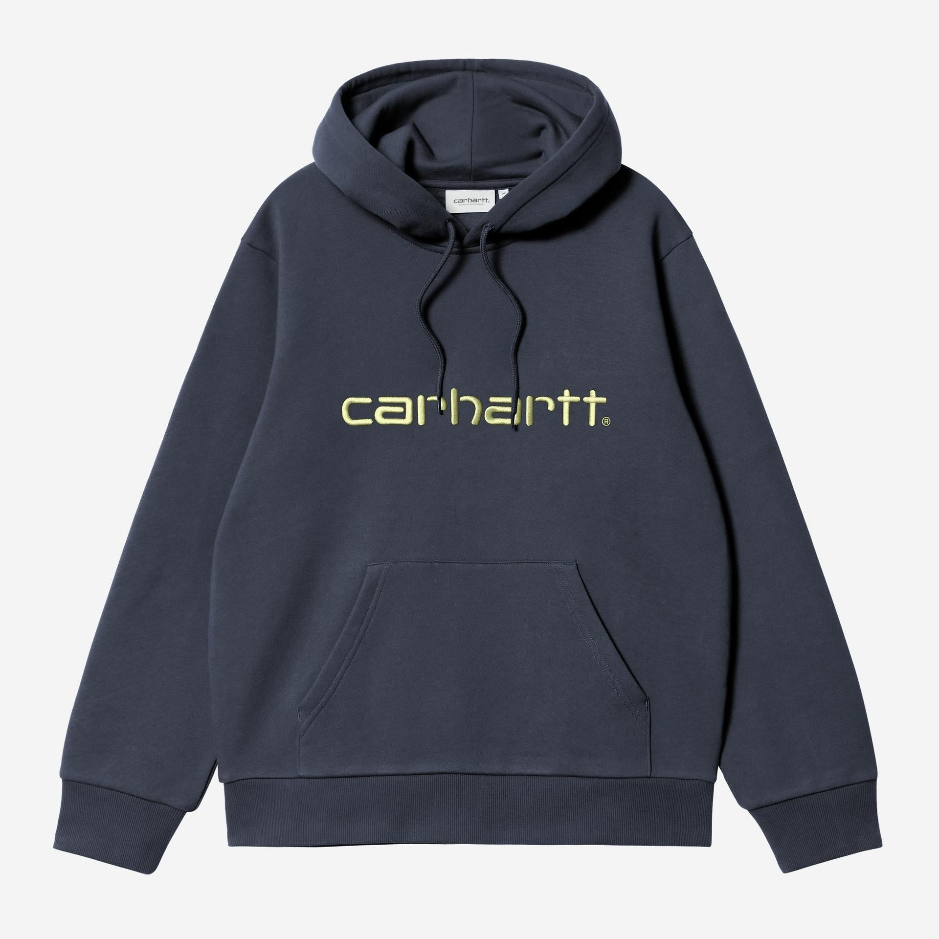 Carhartt WIP Mens Carhartt Hoodie | Deep Night / Gentle Green