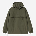 Carhartt WIP Mens Windbreaker Pullover Winter Jacket | Cypress / Black