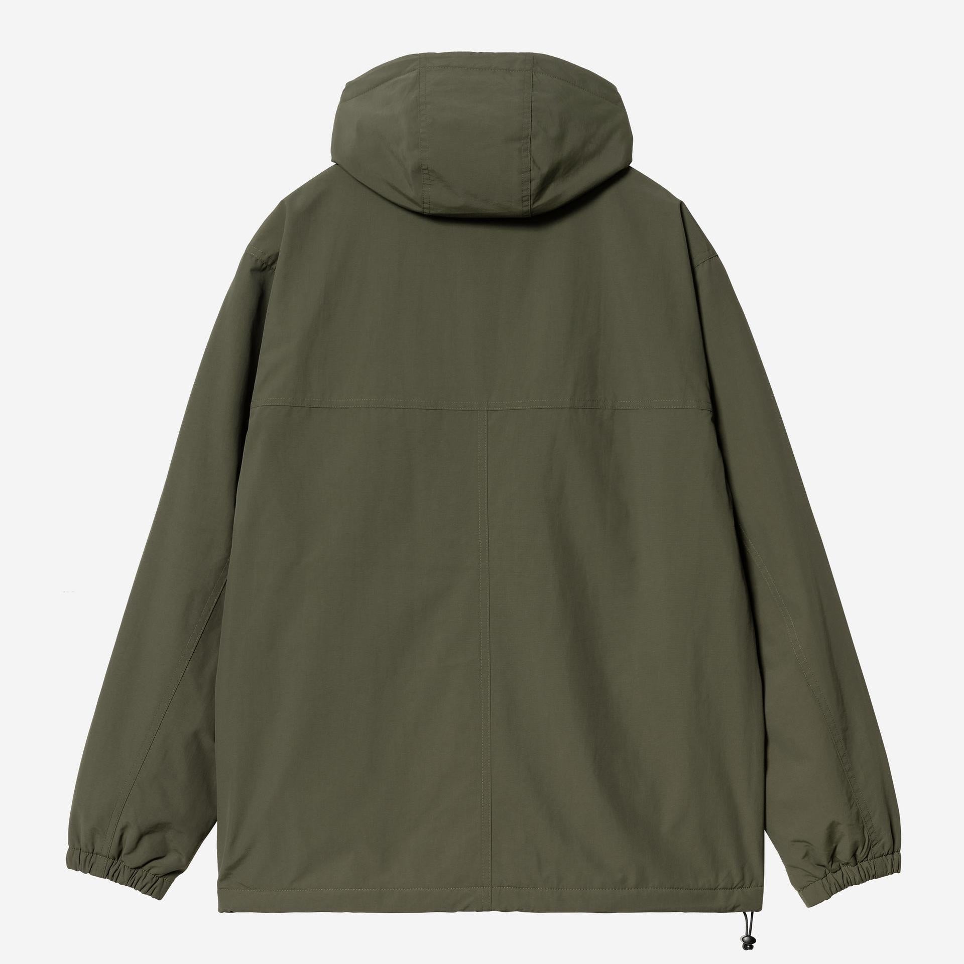 Carhartt WIP Mens Windbreaker Pullover Winter Jacket | Cypress / Black