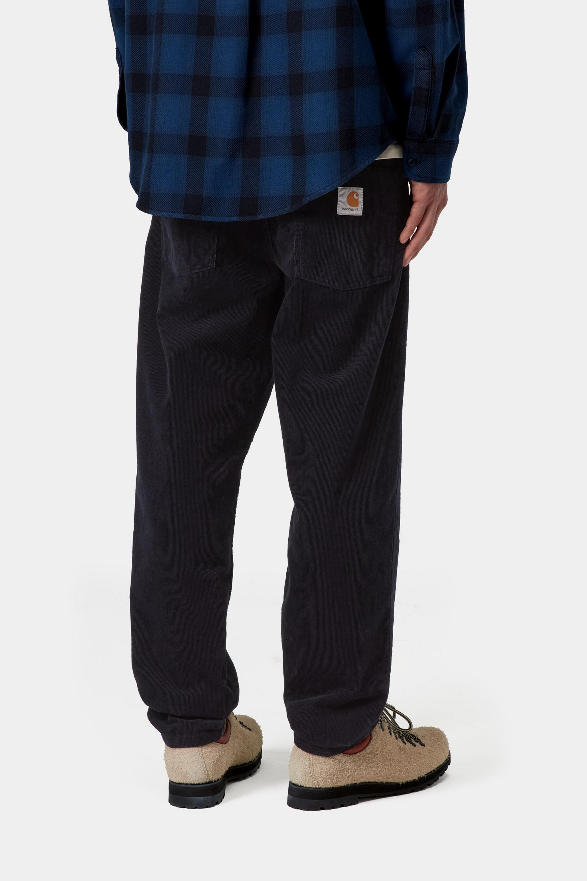 Carhartt WIP Mens Newel Ford Corduroy Pant | Dark Navy Rinsed